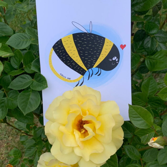 Ilustración "Abeja" A5