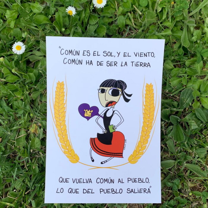 Ilustración "Comunera" A5